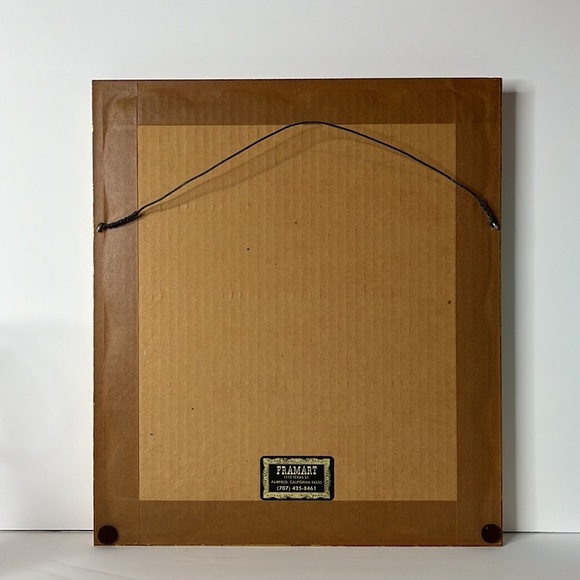 Vintage Masonic Lodge Cross Stitch Gold Framed Matted Handmade Needlework - Picture 3 of 6